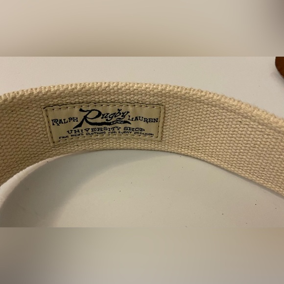 Ralph Lauren Rugby Belt Men's Embroidered Size L - Picture 2 of 6